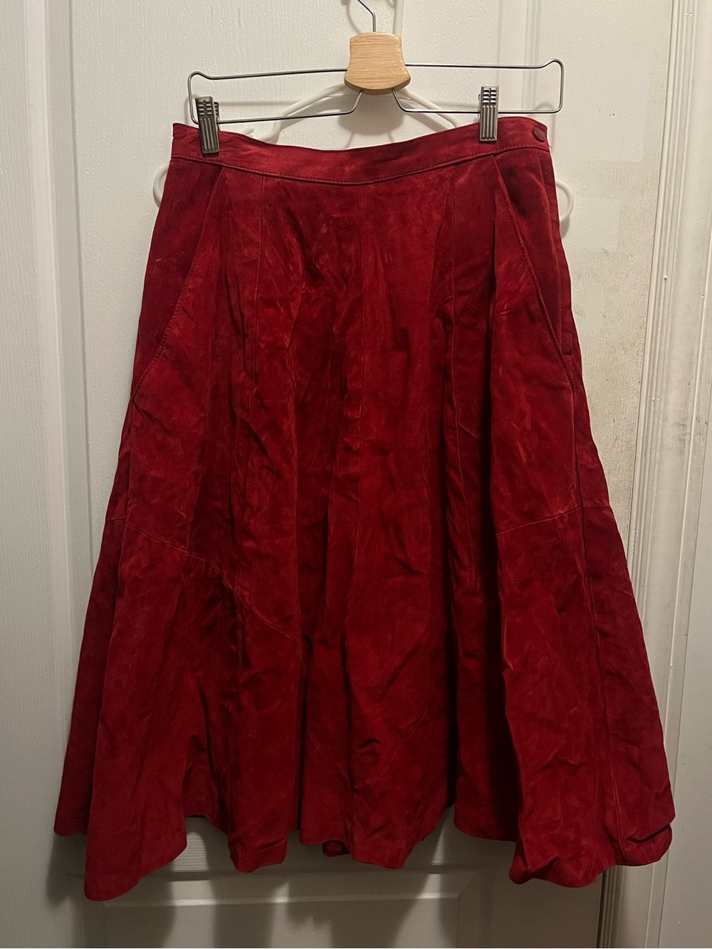 danier suede skirt vintage